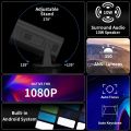 Benzhong-1080P Projector HP330 Home Portable Mini Projection Android HD Practical Multifunction Projector. 