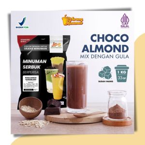 JPS Mix Choco Almond 1 kg Bubuk Minuman Cokelat Dengan Gula / Chocolate Powder / Serbuk