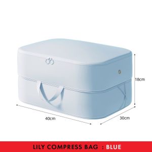 F&F : Lily Ultra Space Saving Storage Box With Zipper Space Bags for Travel / Kotak Simpan