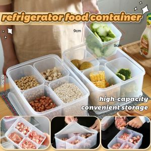 Refrigerator Storage Box Keep Fresh Fruits Vegetables Meat Fish Storage Boxes Fridge Organizer