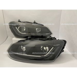 Volkswagen Polo Vento Head Lamp Projector DRL Led 2010 2019 2022 Style