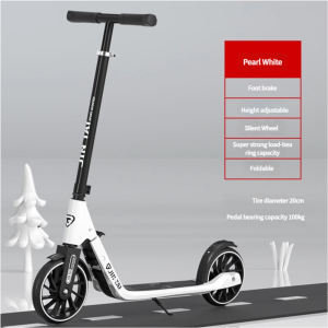 【SG In Stock】Scooter Adult Teen Kick Scooter Foldable From Age 7 To Adult Built in hand brake