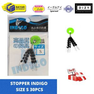Stopper Batang Float Orca Pancing Warna Hitam Kuning Ukuran S M L Stella Products 30pcs