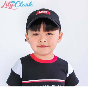 Lily And Clark Topi Anak Baseball Warna Hitam Merah TB11