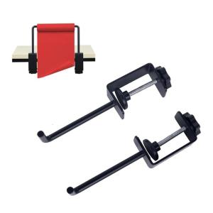 Desk Mounted Paper Roll Organizers Packaging Roll Stand for Artists Craft Adjustable Up to 1.8 Inch Thick Tabletops