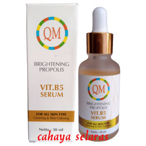 QM BRIGHTENING PROPOLIS VITAMIN B5 FACE SERUM 30ML