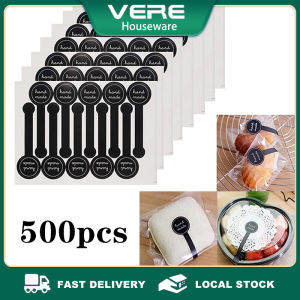 500pcs Food Retail Package Seal Self Adhesive Sticker Hand Made Black Lollipop Sealing Stickers