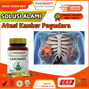 Carcinofit Obat Kanker Payudara Serviks Tumor Bengkak Nyeri Jamu Herbal Naturindo