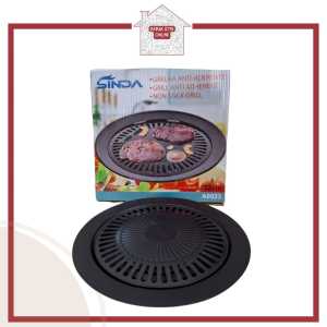 Alat Panggangan BBQ Grill Bulat 30cm Anti Lengket 7132 GSF / PANGGANGAN BULAT BBQ Alat Panggang BBQ Grill 30 CM 7132