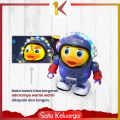 SK-M311 Mainan Anak Bebek Astronot Joget Robot Menari Ada Lampu + Musik / Dancing Robot Joget Space Duck Dance Kids / Mainan Bebek Luar Angkasa. 