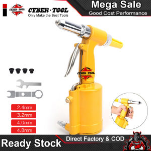 Pneumatic Blind Rivet Gun 2.4-4.8mm Heavy Duty Air Hydraulic Riveter-Professional Pop Pneumatic Riveting Gun Rivet Tool