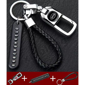 sale high quality stainless steel fashion car keychain motorcycle car key holder motorcycle accessories metal car key chain car accessories For BYD Atto 3 Yuan Plus
