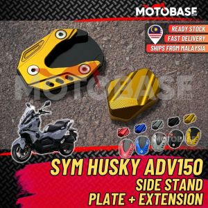 SYM Husky ADV150 Side Stand Plate Extension Flat Extender CNC Kaki Itik Sidestand ADV ADX 150