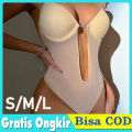 Women Backless Bra Bralette Bodysuit Shapewear Deep V-Neck Body Shaper Backless U Plunge Thong Shapers Pakaian Dalam + Celana Dalam. 