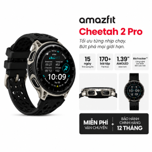 Đồng hồ thông minh Amazfit Cheetah 2 Pro - 1.32 inch | Track Run - Hàng chính hãng - Bảo hành 12 tháng