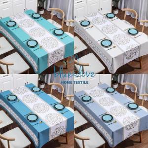 BLUEDOVE Tablecloth Waterproof Oilproof Printing European American Style for Household Birthday Party B-404-C