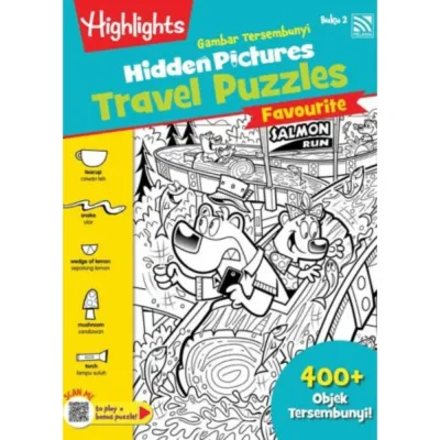 Activity Books - Highlights Hidden Pictures Favourite Travel Puzzles (BIBM) Pelangi