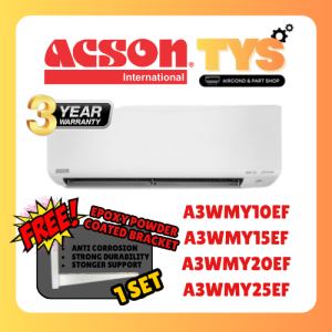[💯ORIGINAL] Acson Inverter R32 Air-Conditioners 1.0hp/1.5hp (3star) 2.0hp/2.5hp (4star) (A3WMY_EF)