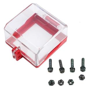 Lockable Socket Dustproof Box Protections Cover Clear Plastic Wall Switches Cover Wall Switches Socket Lockout Cover