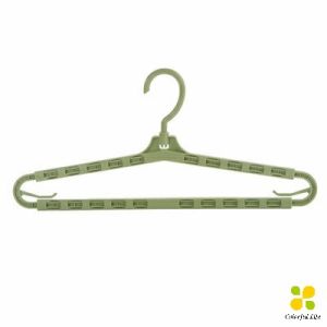CLM ไม้เเขวนเสื้อ ไม้แขวนเสื้อ ปรับ ยืด หด ได้ ไม้แขวนผ้าพลาสติก hanger
