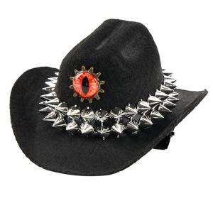 Cổ Điển Gothicism Phong Cách Hat Đinh Tán Tôn Tạo Hat Thời Trang Quỷ Denim Hat Cho Phụ Nữ Và Nam Giới