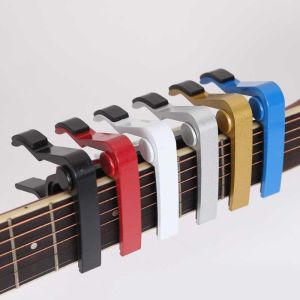 Amazthing Alloy Guitar/Ukulele Capo Guitar Accessories Quick Change Clamp Key 吉他变调夹