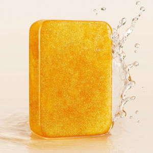 Jelita Emas Khas Untuk Founder Gold Bar Soap with 24K Gold Extract Skin Cleanser for Normal Skin Halal