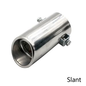 Muffler Knalpot Mobil Racing 1 Lubang Muffler Cutter Buntut Cover Dekorasi Ujung Knalpot Mobil Universal