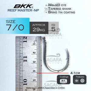 Kail Pancing Hook BKK Reef Master Hook Jigging