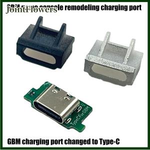 JointFlowers 1Pcs For GBA SP GBM 3DS 3DSXL NEW3DSXL PSV1000 2000 USB-C USB Type-C Charging Port And Headphone Port