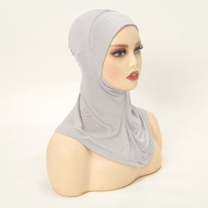 LUSIT Bảo hiểm toàn diện Mũ hijab Đàn hồi Bông Mũ turban Thoáng khí Khăn trùm đầu Phụ kiện đội đầu nữ