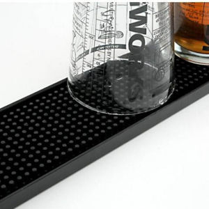 Anti-slip PVC Pad Coaster Kitchen Placemat Barber Insulation Cup Mug Set Beer Whiskey Waterproof Bar Accessories Bar Mat Drinking Rubber Bar Rubber Mat