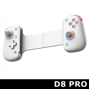 D8 Pro Telescopic Mobile Phone Gamepad Bluetooth Controller RGB Light For Android/IOS Smartphone /Nintendo Switch /PC