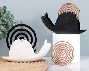 Holder Obat Nyamuk Bakar Tempat Wadah Bentuk Siput Mosquito Coil Holder