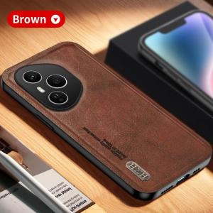 Case for Honor 400 Pro | Honor 400 | Honor 400lite PU Leather Case Build-in Iron Plate on Magnet Car Mount Shockproof Cover for Honor 400 Pro Case
