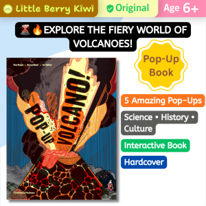 Interactive 3D Pop-Up Volcano Book | Thames & Hudson | Age 6+ | Earth Science | Children Learning Education Discovery Explosive Birthday Gift Present Idea