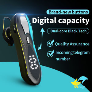 【Ready Stock】VITOG New V5.1 Wireless Bluetooth Headset with Mic/LED Digital DisplayHandsfree Business Bluetooth EarphoneHD Call Sport Bluetooth Headsets For iphone Huawei Xiaomi Samsung Oppo ViVo Mobile Phone/Laptop/Tablets/PC
