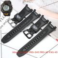 Rubber Strap Suitable For Casio Protrek PRG-240 PRG-40 PAG-40 PRG240T PRG40T Pathfinder Series Men's Waterproof Band Resin Watch Accessories. 