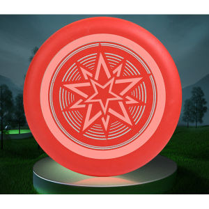 จานร่อนเรืองแสง วัยรุ่นและผู้ใหญ่ สีเขียวเรืองแสง มีสถานการณ์ต่างๆ ให้เลือก ความปลอดภัย เที่ยวบินหมุน