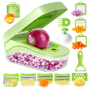 Houseware Good Grips Vegetable Chopper with Easy-Pour Opening BPA-Free Stainless Steel