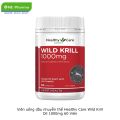 Viên uống dầu nhuyễn thể Healthy Care Wild Krill Oil 1000mg 60 Viên. 