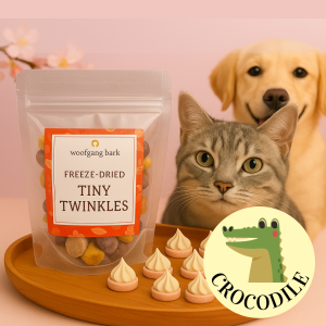 Freeze Dried Tiny Twinkles for Dogs and Cats. 100% Natural Pet Treats by Woofgang Bark.