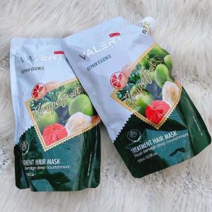 Hấp Ủ Phục Hồi Bưởi Grapefruit Valer Siêu Mềm Mượt Ngăn Rụng Tóc Dạng Túi 500ML Hàng Chính Hãng