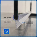 100cm Bath Shower Strip Seal For Screens Doors Fits 6-12mm Glass Seals Gaps Shower Screen Seal Strip Bathroom Weather Bar. 