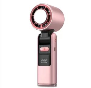 ✅100% Original AMZ Portable Cooling Fan K801 100 Gear Speed Turbo Mini Fan 4000mAh Battery with Digital Display