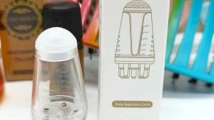 PrettyFloral~Mini Portable Scalp Applicator Comb with Roller Massage for Hair Growth and Root Care