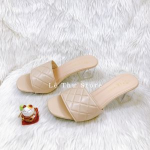 Guốc dép nữ 5 phân bản ngang trần chỉ gót trong LT (D012)