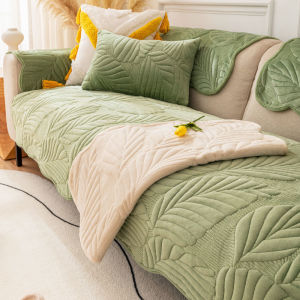 ผ้าคลุมโซฟา เป็นมิตรกับผิวหนัง 1/2/3/4 / ที่นั่ง & รูปตัว L ที่เท้าแขน พนักพิงหลัง ผ้าคลุมโซฟา รวมกัน กันลื่น