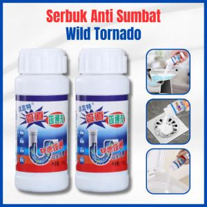 Serbuk Anti Sumbat Pembersih Pelancar Saluran Air Wastafel Tempat Cuci Piring Kloset WC Pipa Selang