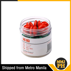 48pcs 20mm Whiteboard Magnetic Button Blackboard Magnetic Buckle Round Colored Magnets